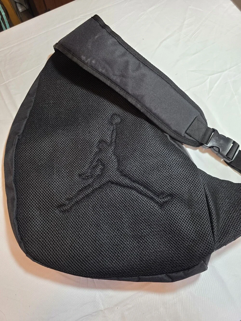 Nike Air Jordan Jumpman Sling Backpack Crossbody Bag Black Like New